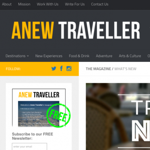 Project: Anew Traveller Website & Social
